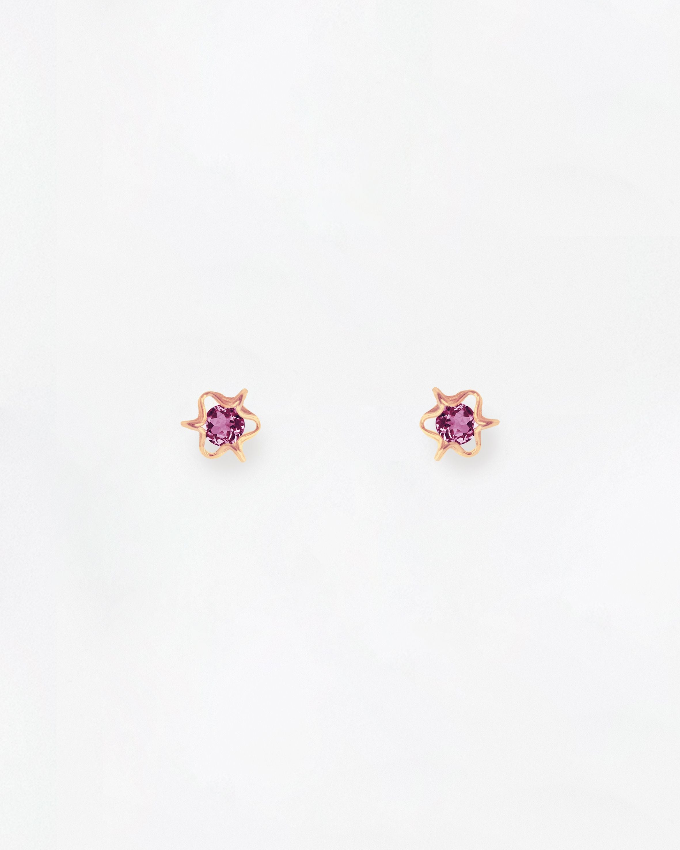 Elements Passion Rhodolite Earrings Mini