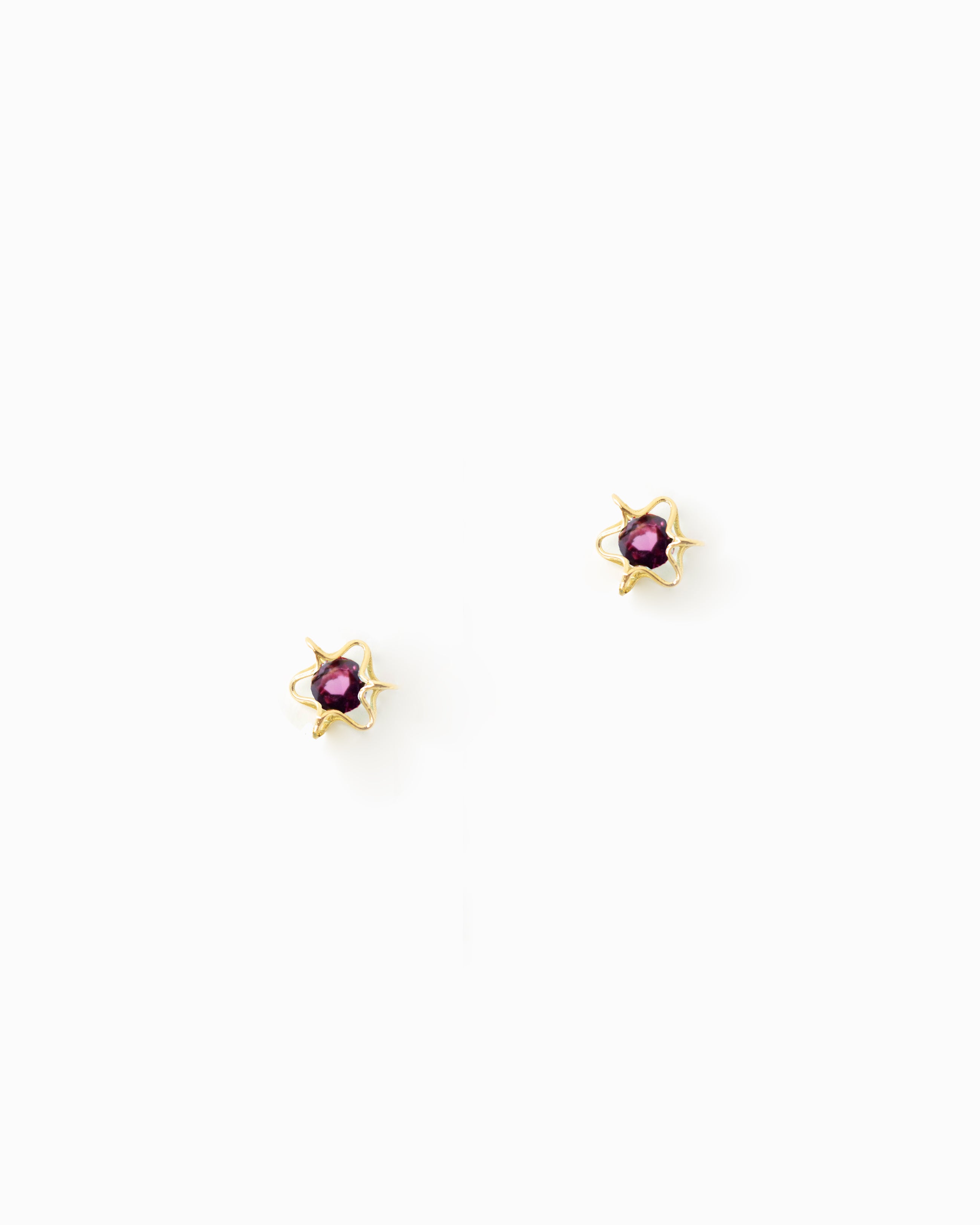 Elements Rhodolite Earrings Mini