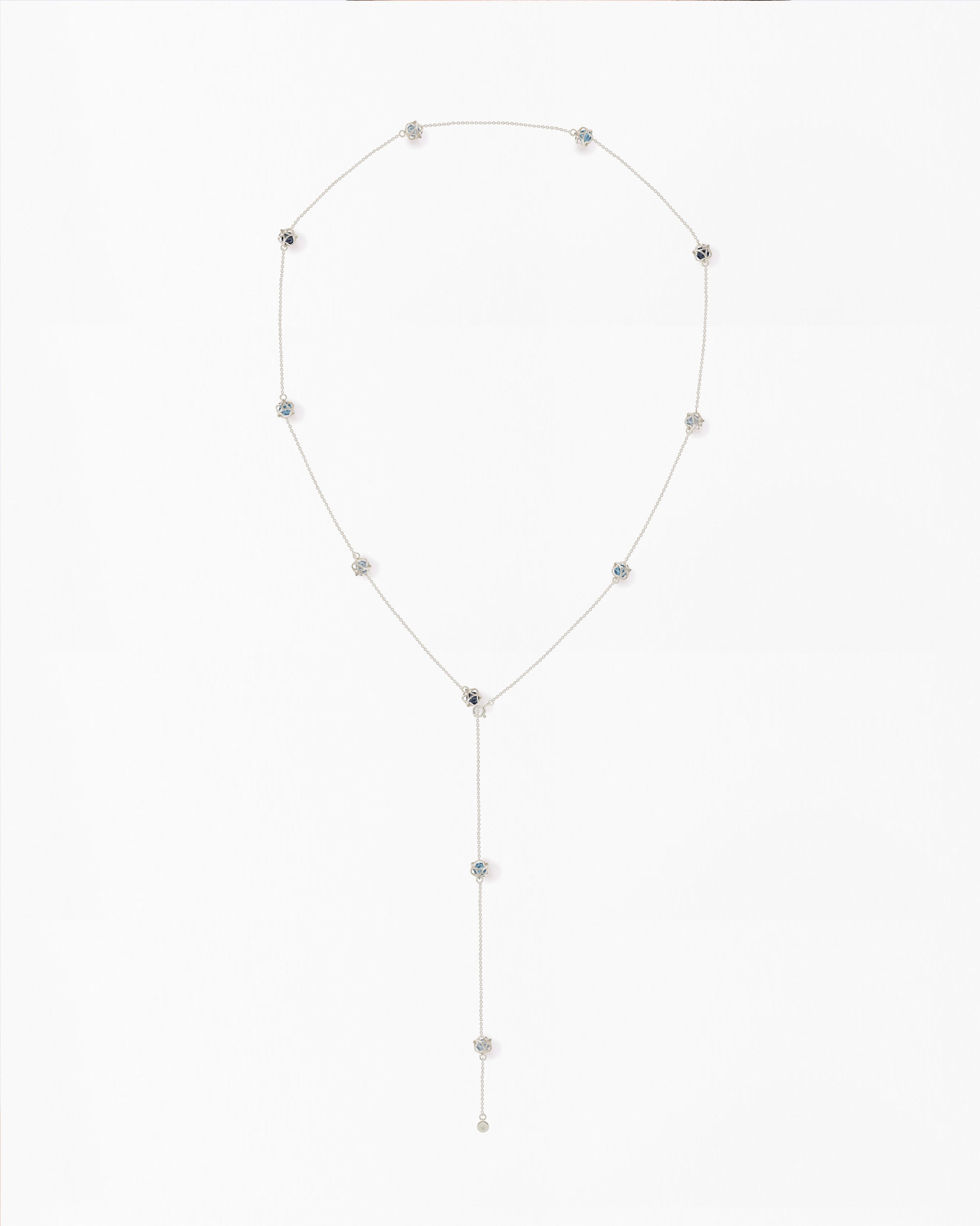 Embrace Glacier Ice Necklace Long Multi-Star