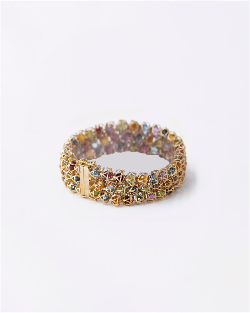 Embrace Montreal Leaves Bracelet 3-Row