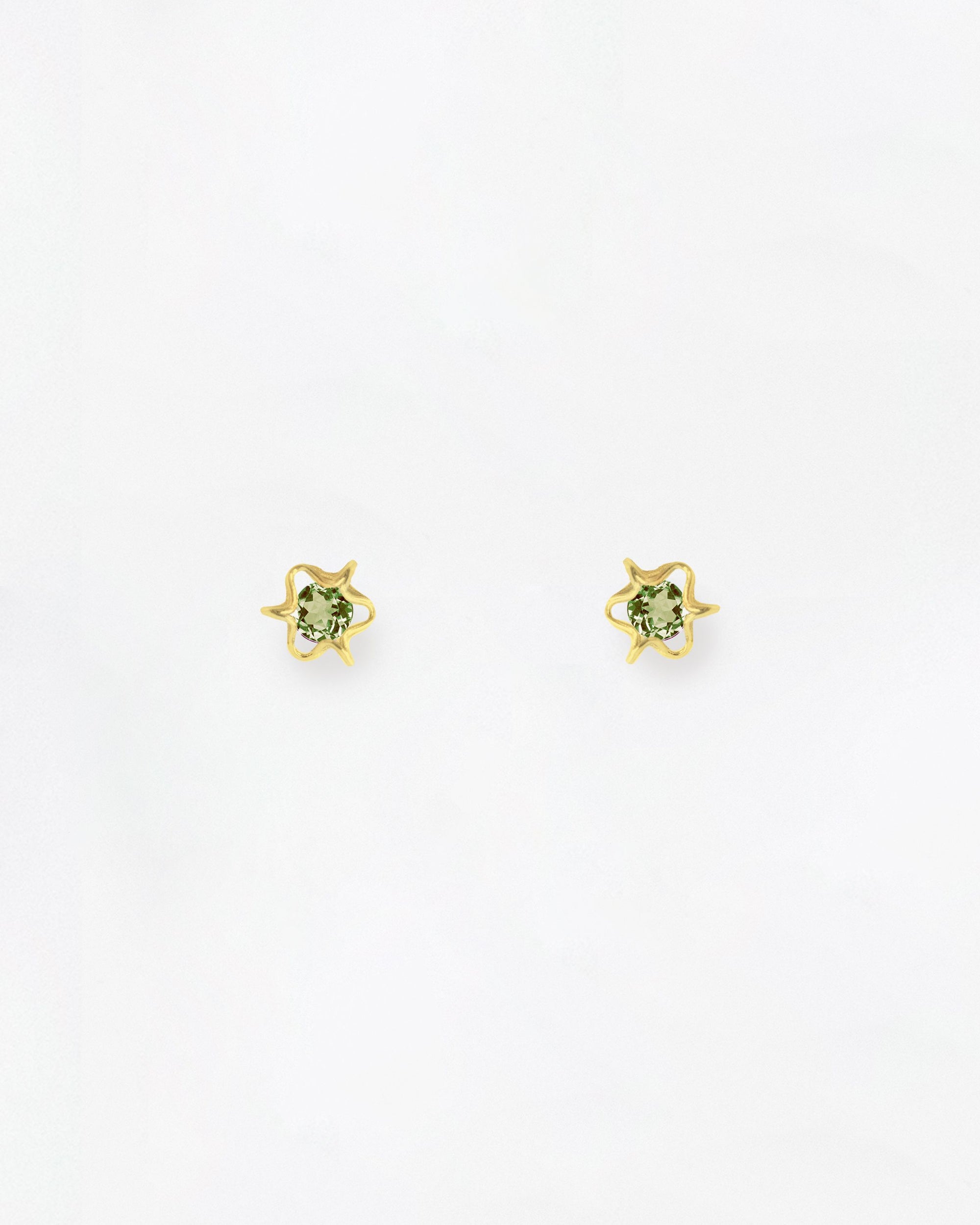 Elements Peridot Earrings Mini