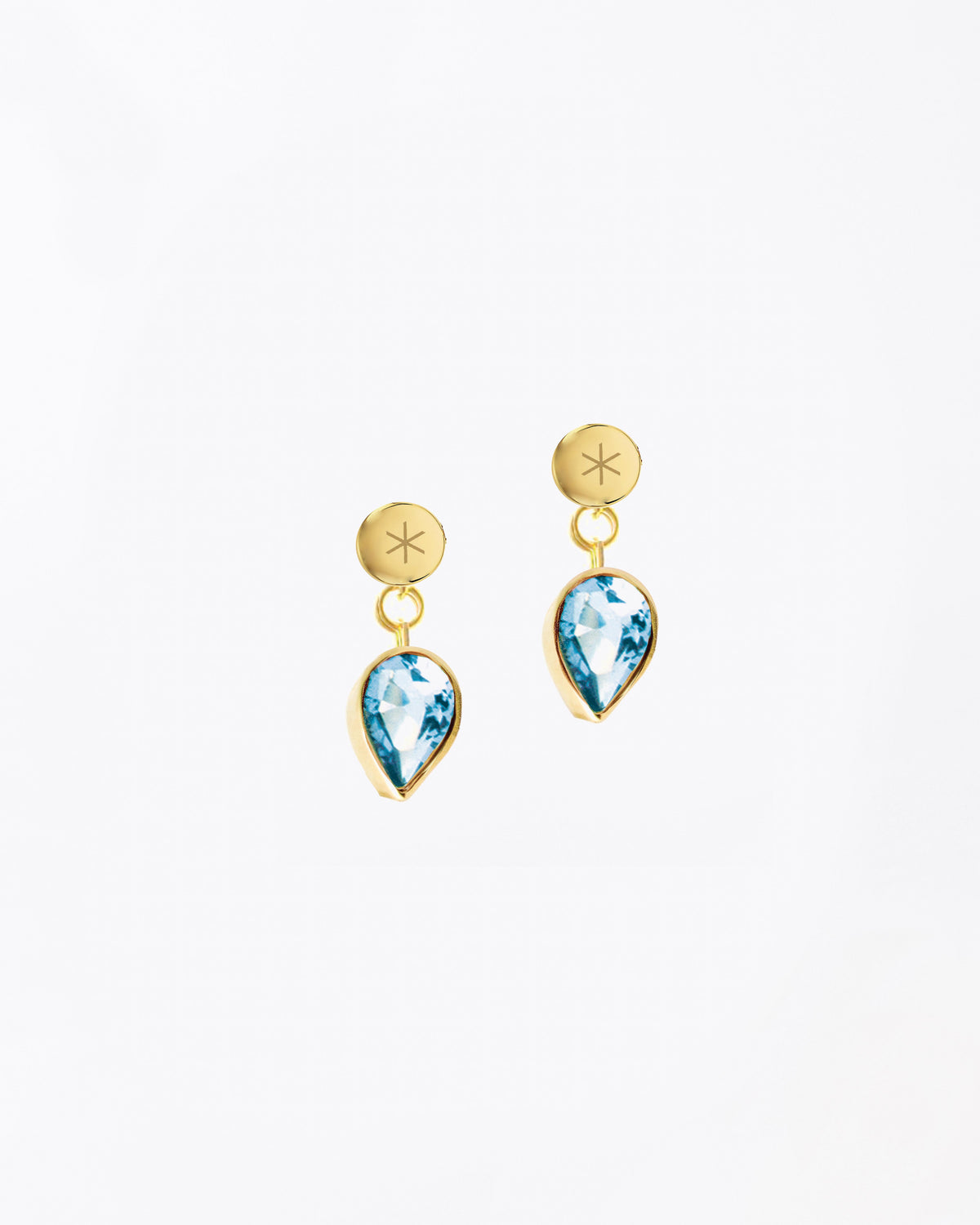 Artemis Earrings with Topaz