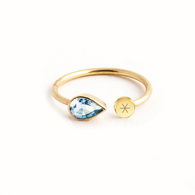 Artemis Ring with Topaz