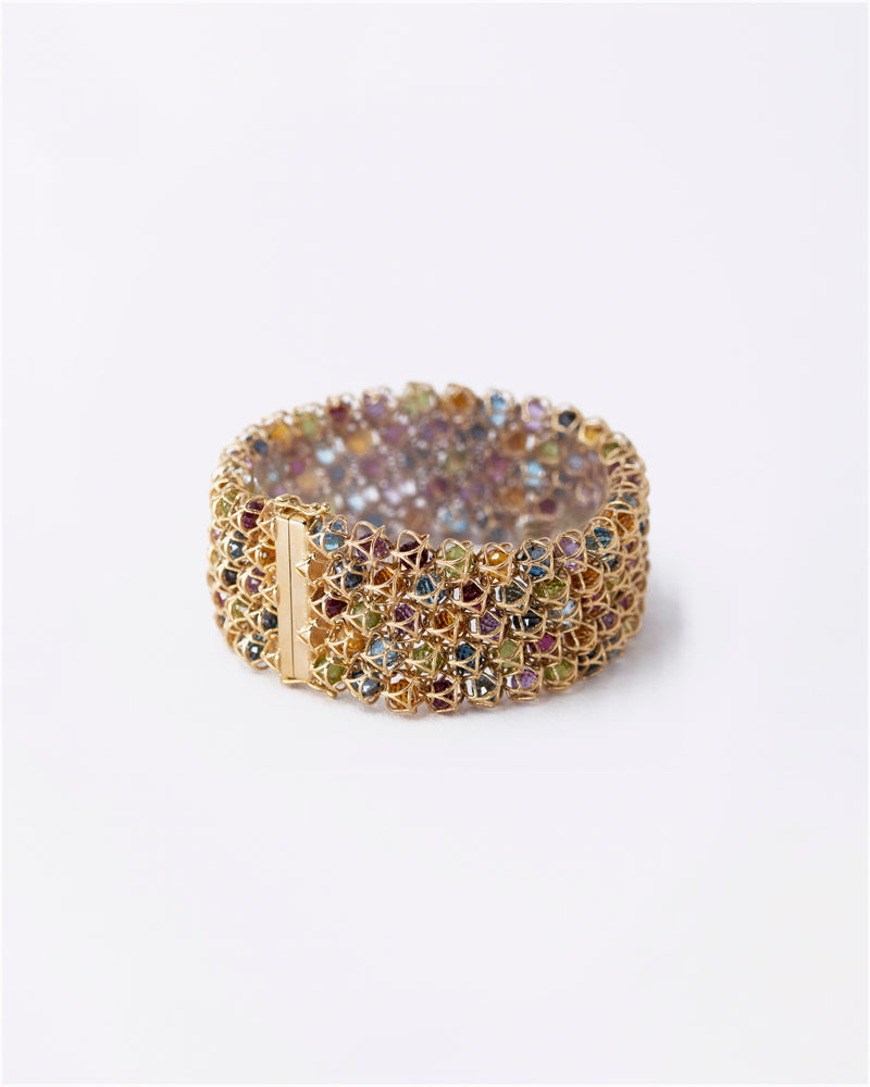 Embrace Montreal Leaves Bracelet 5-Row