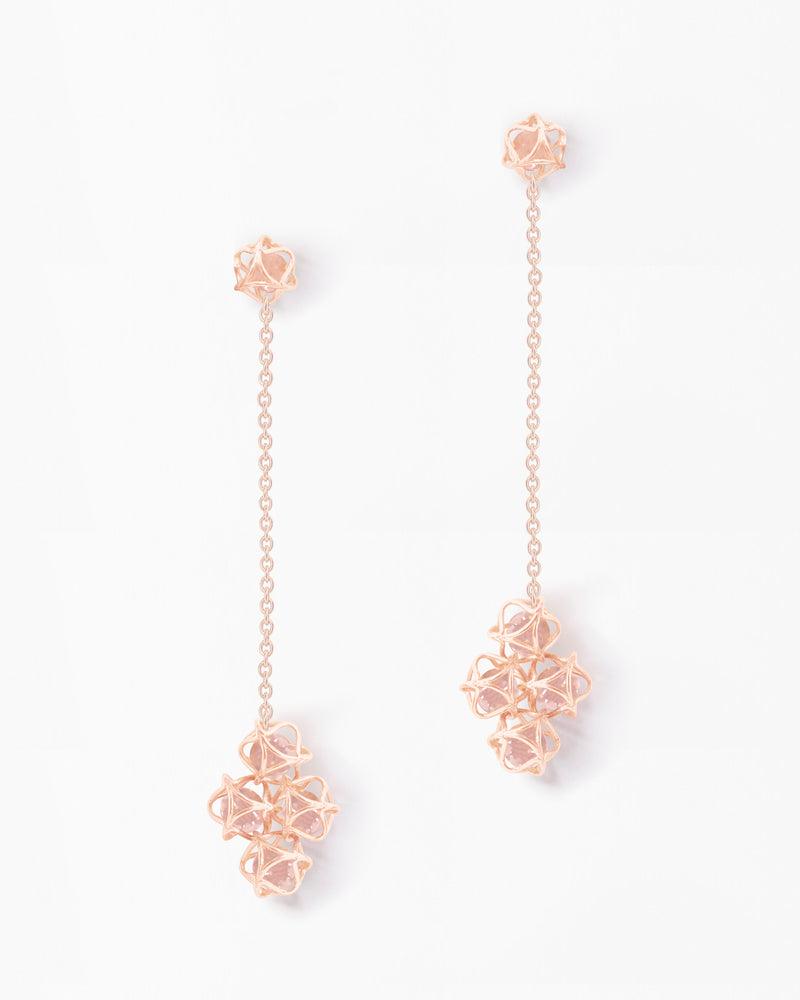 Embrace Cherry Blossom Earrings Long Cloud