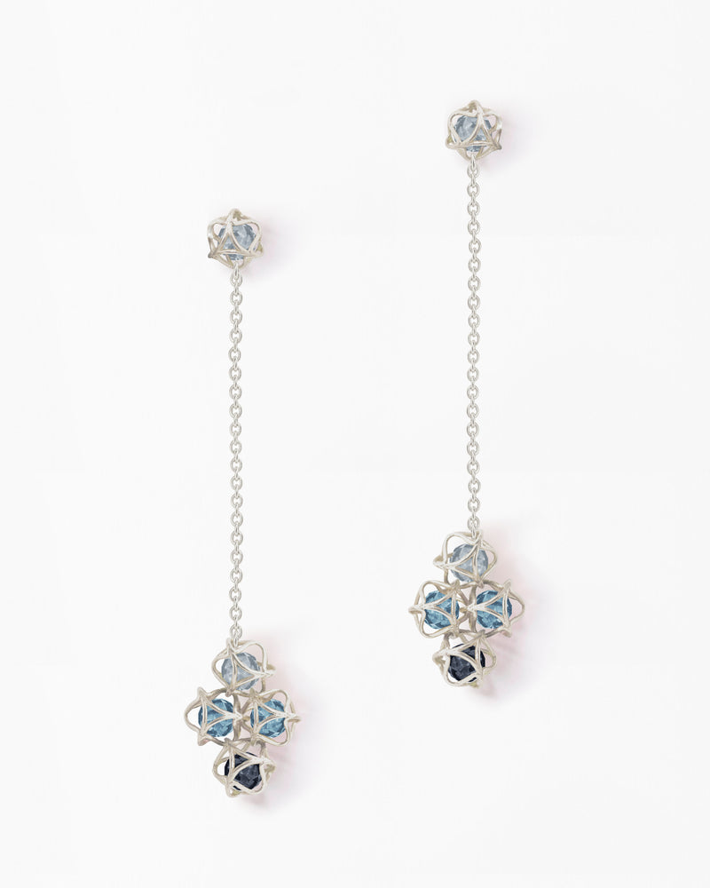 Embrace Glacier Ice Earrings Long Cloud