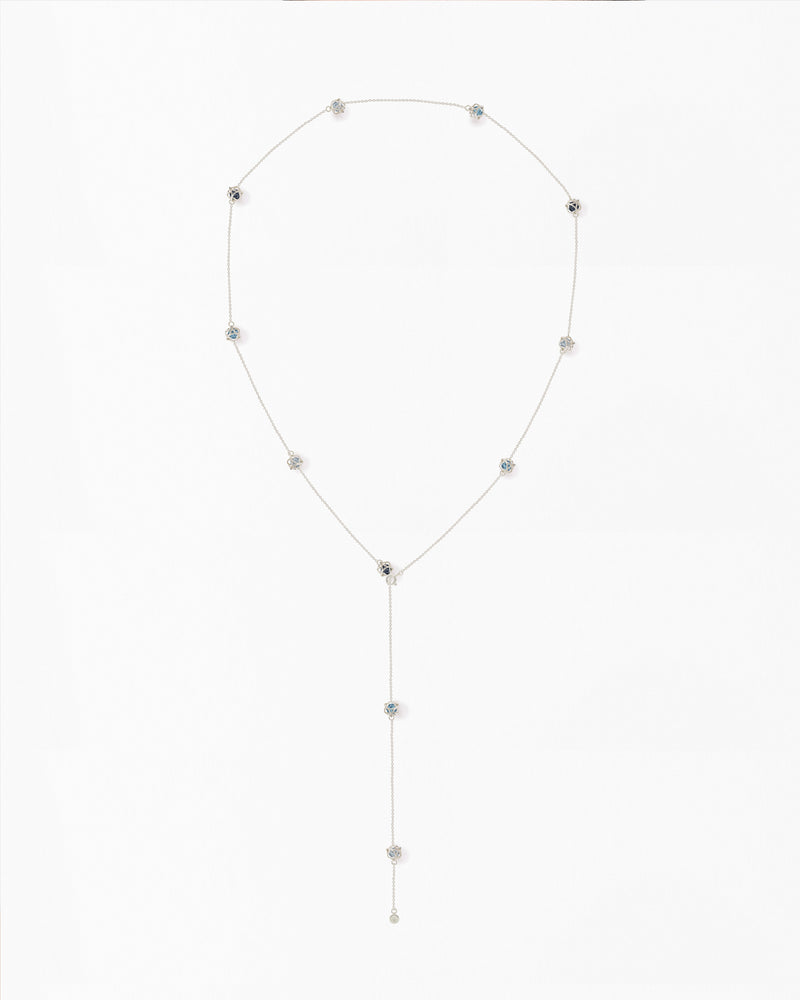 Embrace Glacier Ice Necklace Long Multi-Star
