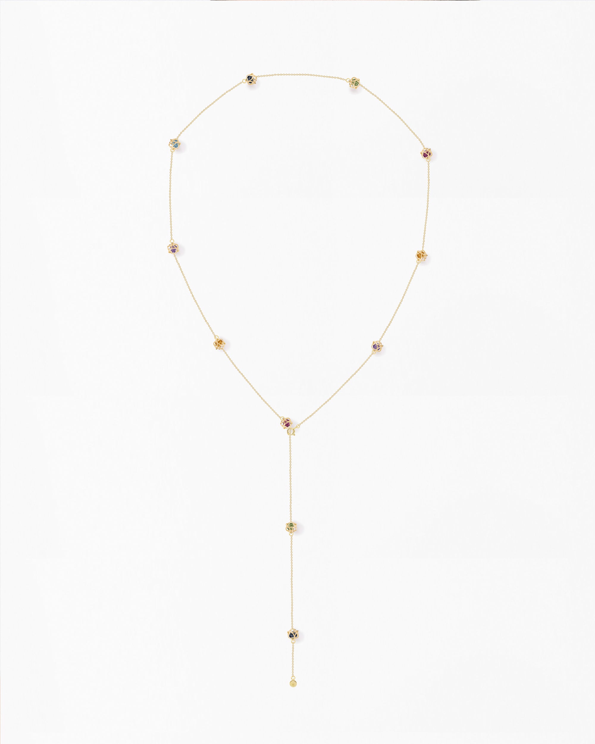 Embrace Montreal Leaves Necklace Long Multi-Star