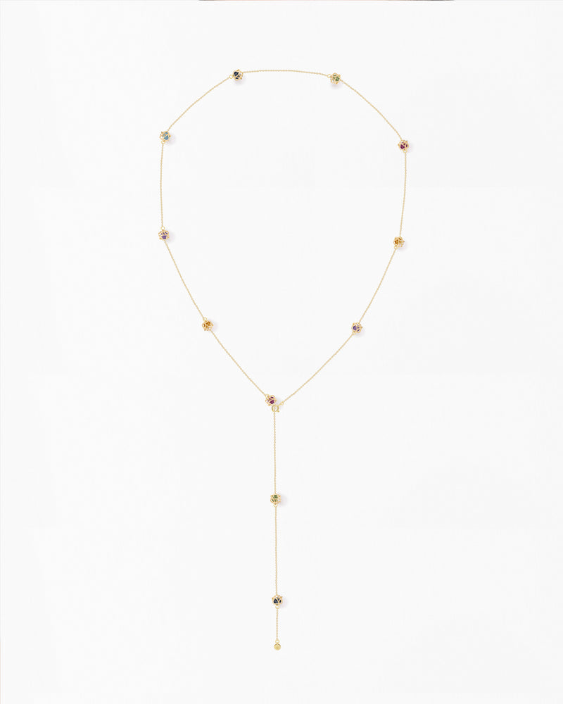 Embrace Montreal Leaves Necklace Long Multi-Star