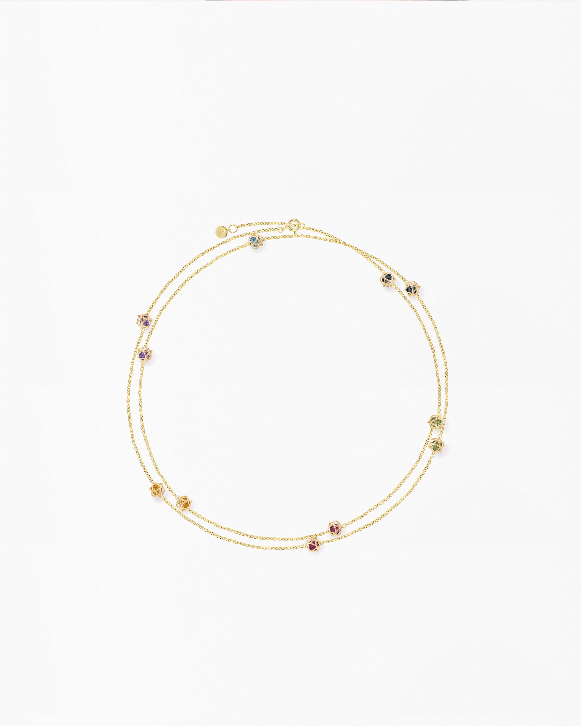 Embrace Montreal Leaves Necklace Long Multi-Star